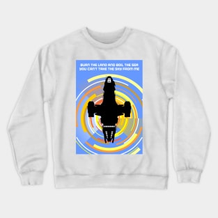 Firefly Poster - Blue Crewneck Sweatshirt